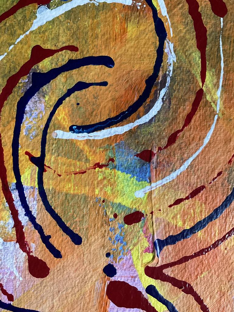 Original Conceptual Abstract Painting by Carol McDermott