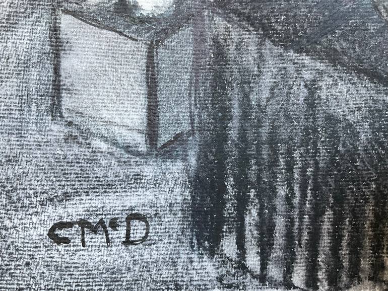 Original Figurative Landscape Drawing by Carol Mcdermott