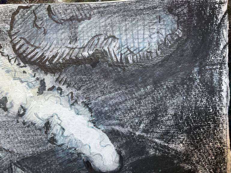 Original Figurative Landscape Drawing by Carol Mcdermott