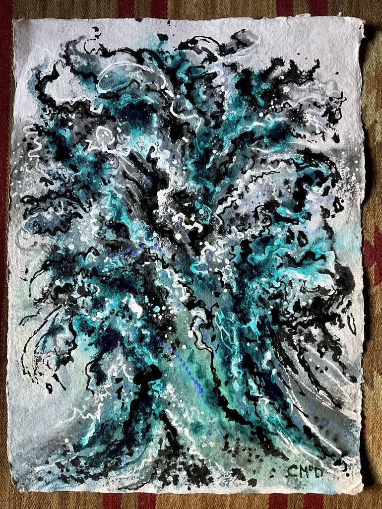 Original Expressionism Water Painting by Carol McDermott
