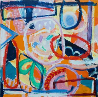 Original Abstract Expressionism Abstract Paintings by Carol McDermott