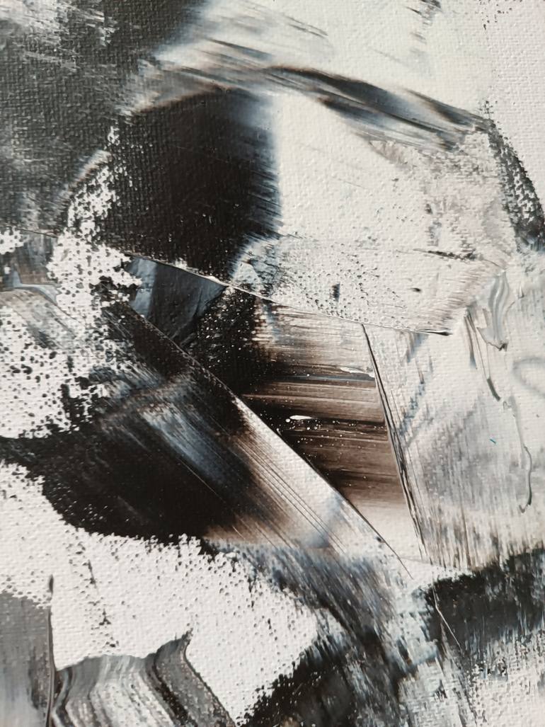 Original Abstract Expressionism Abstract Painting by Evangelos Papapostolou