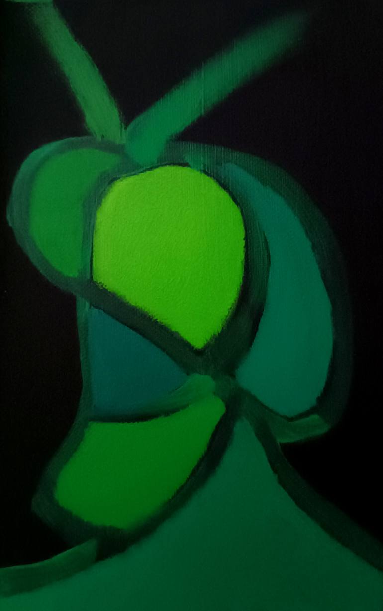 Original Conceptual Abstract Painting by Evangelos Papapostolou