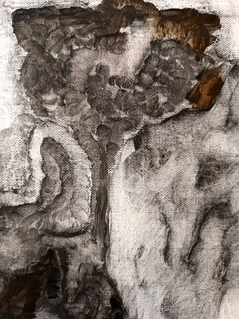 Original Abstract Expressionism Abstract Painting by Evangelos Papapostolou