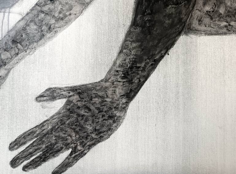Original Figurative Nude Drawing by Evangelos Papapostolou