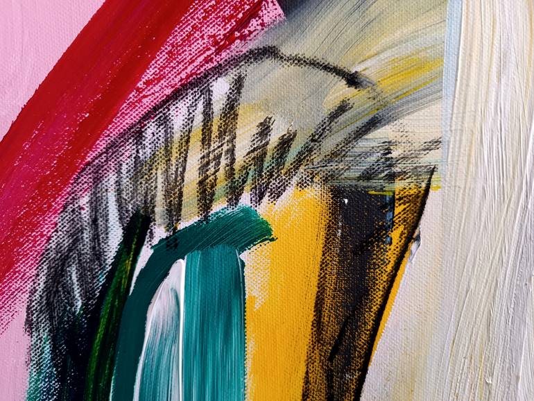 Original Abstract Expressionism Abstract Painting by Evangelos Papapostolou
