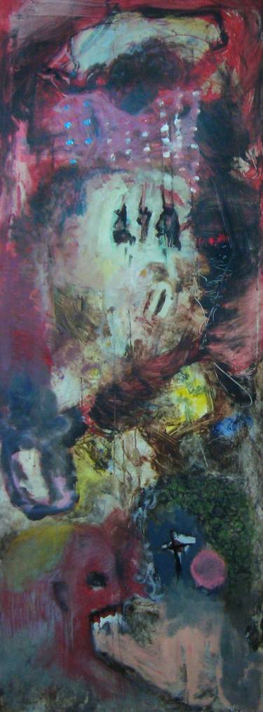 Original Expressionism Abstract Paintings by Evangelos Papapostolou