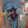 wolf eating the fish with the letter delivered from the wise dove and ...