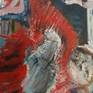 wolf eating the fish with the letter delivered from the wise dove and ...