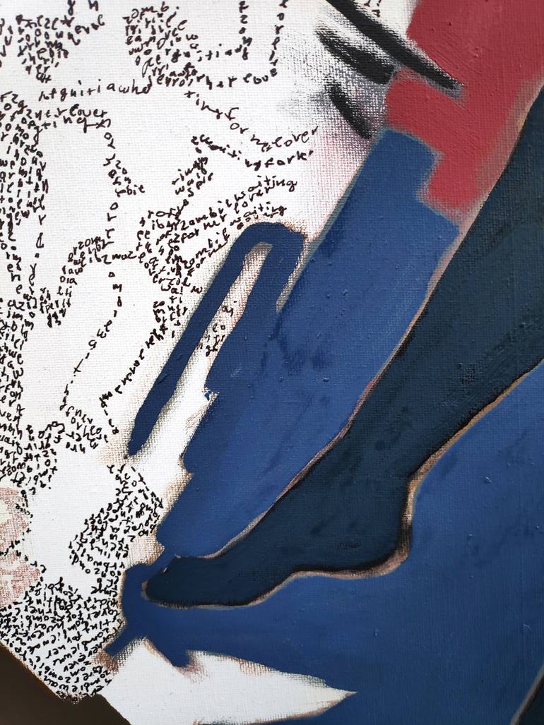 Original Conceptual Nude Painting by Evangelos Papapostolou