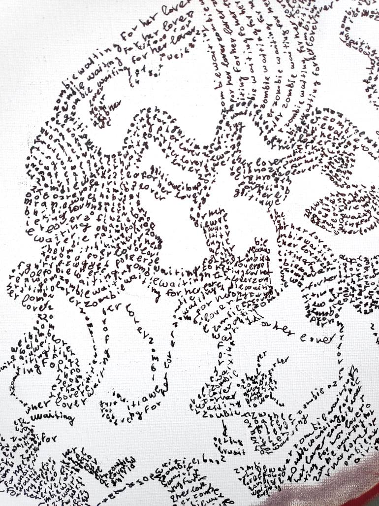 Original Conceptual Nude Painting by Evangelos Papapostolou
