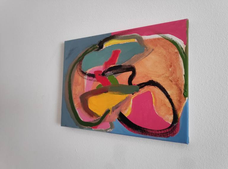 Original Abstract Painting by Evangelos Papapostolou