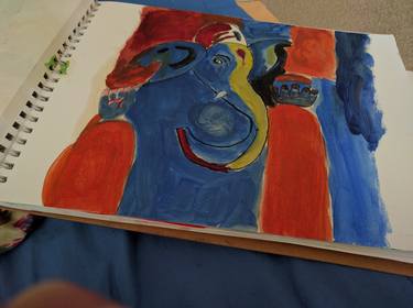 Shree Lord Ganesha's painting. thumb