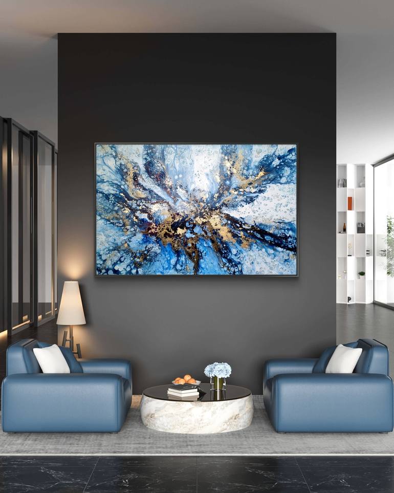 Original Abstract Painting by ELENI DENART