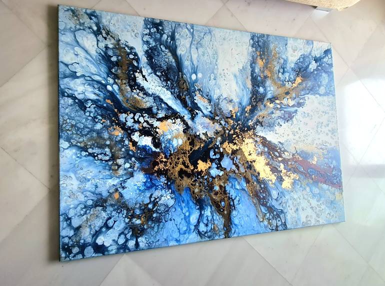 Original Abstract Painting by ELENI DENART