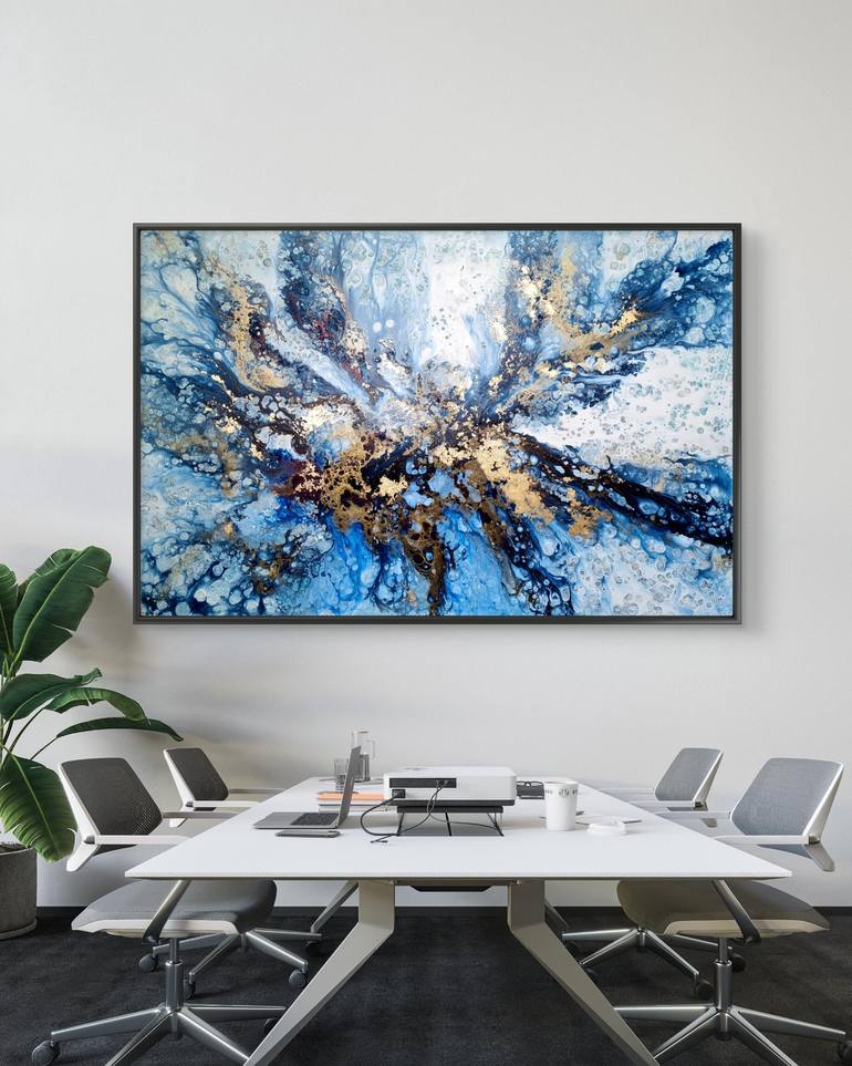 Original Abstract Painting by ELENI DENART