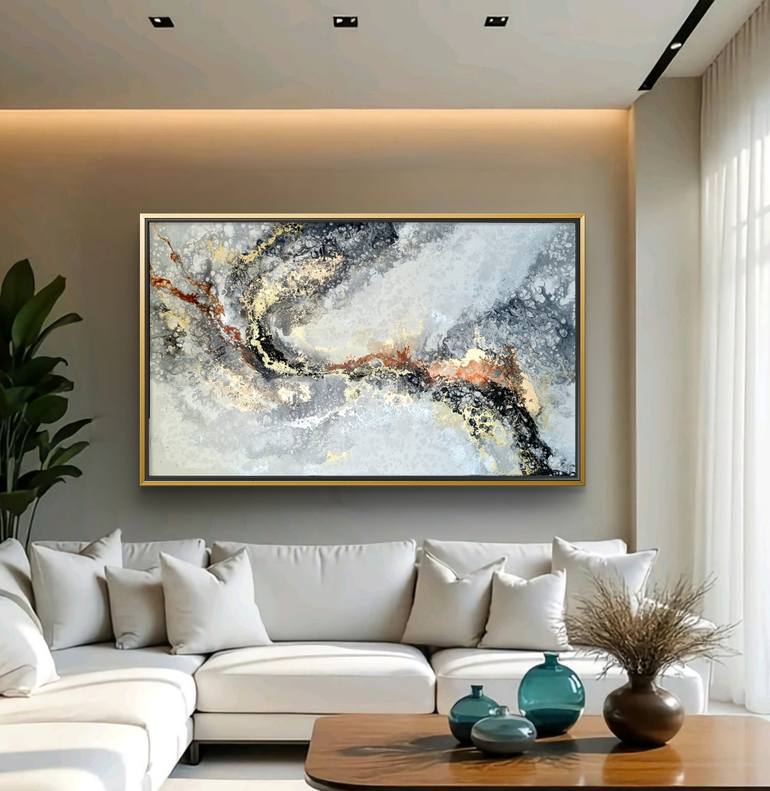Original Abstract Painting by Eleni Denart