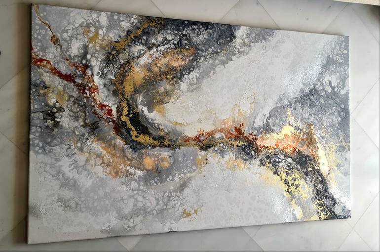 Original Abstract Painting by Eleni Denart