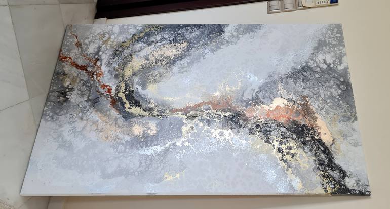Original Abstract Painting by Eleni Denart