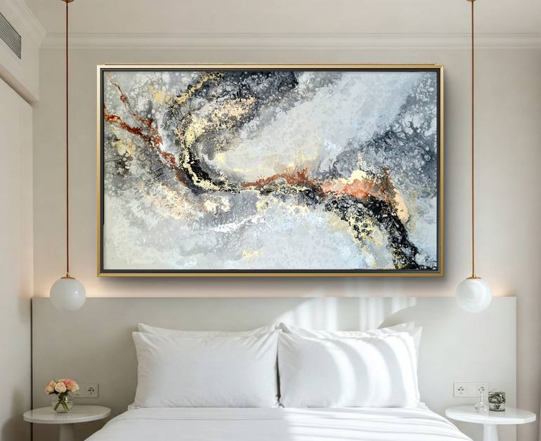 Original Abstract Painting by Eleni Denart