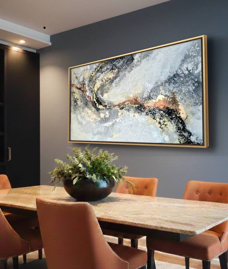 Original Abstract Painting by Eleni Denart