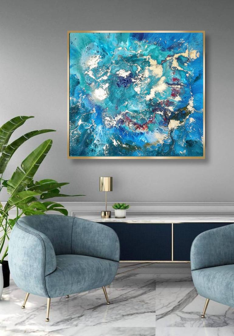 Original Abstract Painting by ELENI DENART