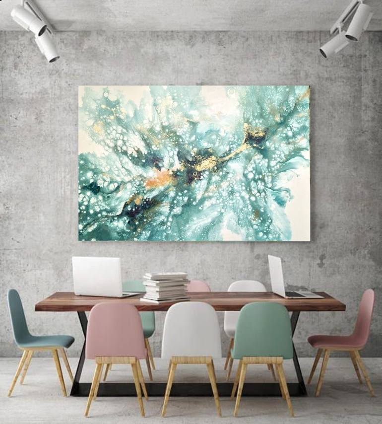 Original Abstract Painting by Eleni Denart