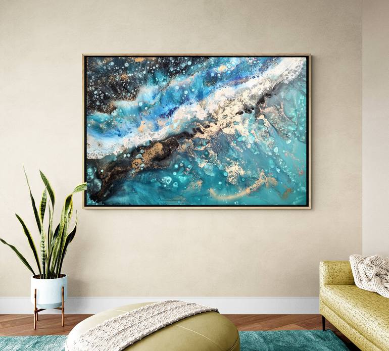 Original Abstract Painting by ELENI DENART