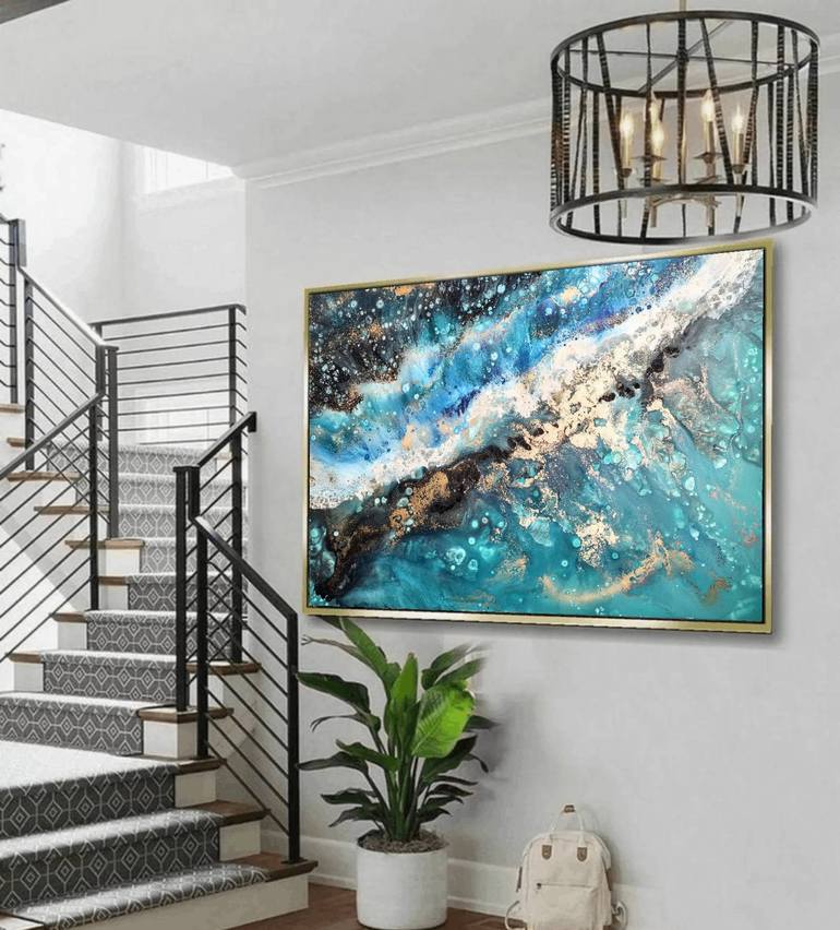 Original Abstract Painting by ELENI DENART