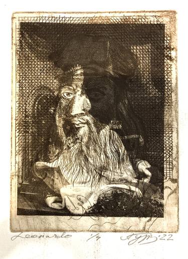Original Fine Art Classical mythology Printmaking by Alexander Gurevich