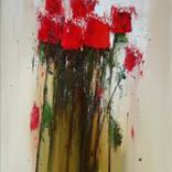 Red roses by Ivory Art Gallery