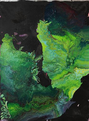 Print of Abstract Nature Paintings by Izabela Chamczyk