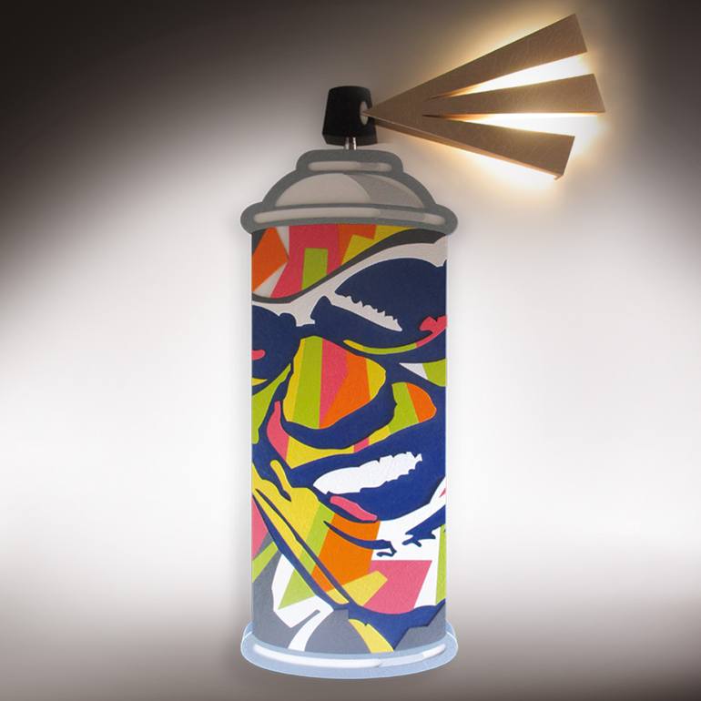 Original Conceptual Graffiti Installation by Alberto Brusa