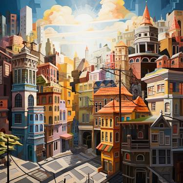 Original Architecture Paintings by Remedy Aquino-Nation