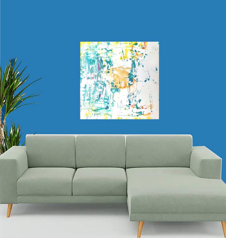 Original Abstract Expressionism Abstract Painting by Edith Sandhofer