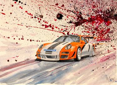 Print of Figurative Car Paintings by Michel Michaux