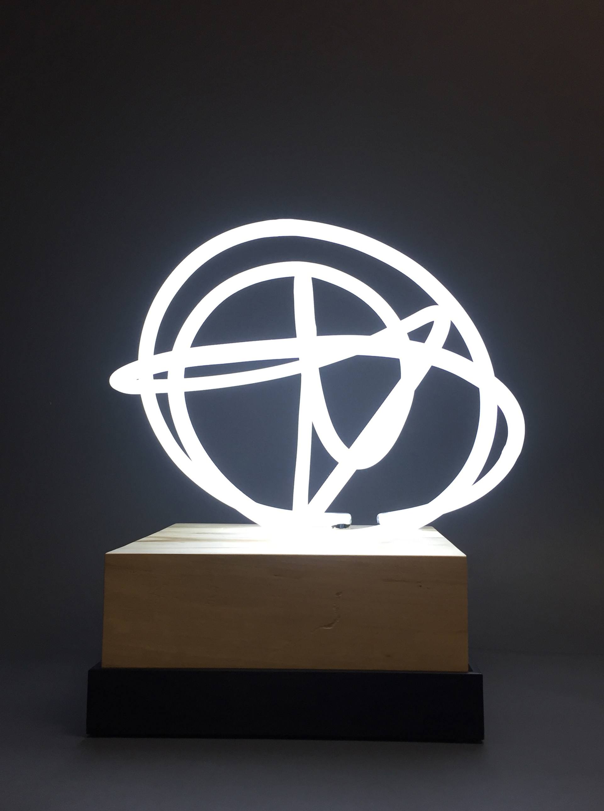 Neon Orb 171 Sculpture by Mark Beattie Mrss | Saatchi Art