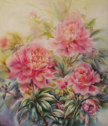 Pink peonies thumb