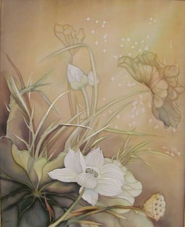 Print of Fine Art Floral Paintings by Marianna Godici