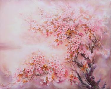 Print of Fine Art Floral Paintings by Marianna Godici