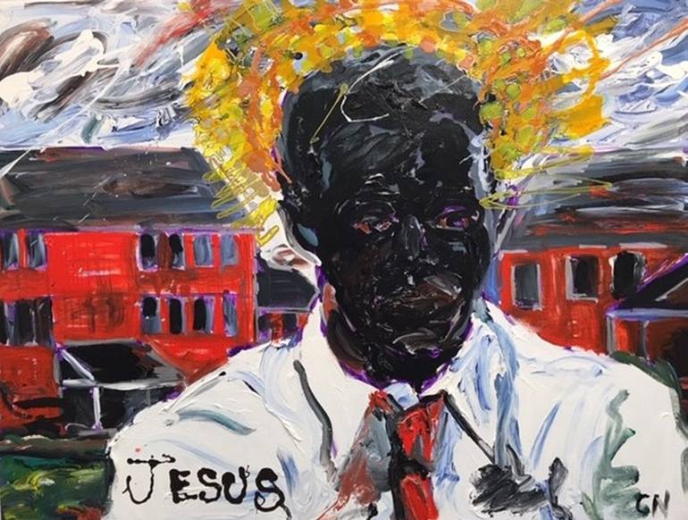 Original Figurative Religious Paintings by Charlie Newton