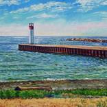 Whitby Harbour Lighthouse by Edmund Prior