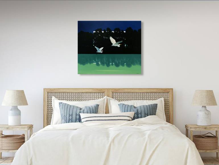 Original Figurative Landscape Painting by Cesare Reggiani