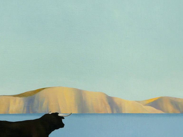 Original Figurative Seascape Painting by Cesare Reggiani