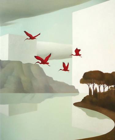 Original Contemporary Landscape Paintings by Cesare Reggiani