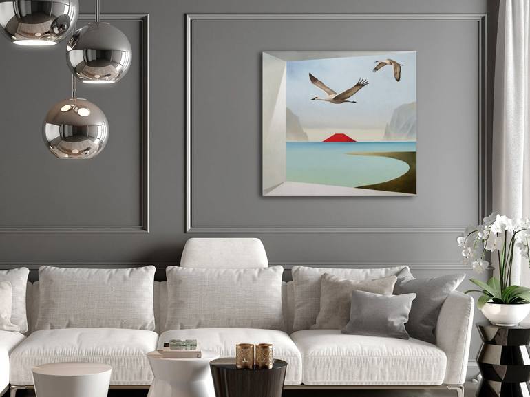 Original Contemporary Seascape Painting by Cesare Reggiani