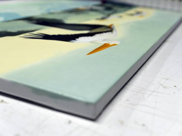 Original Figurative Seascape Painting by Cesare Reggiani