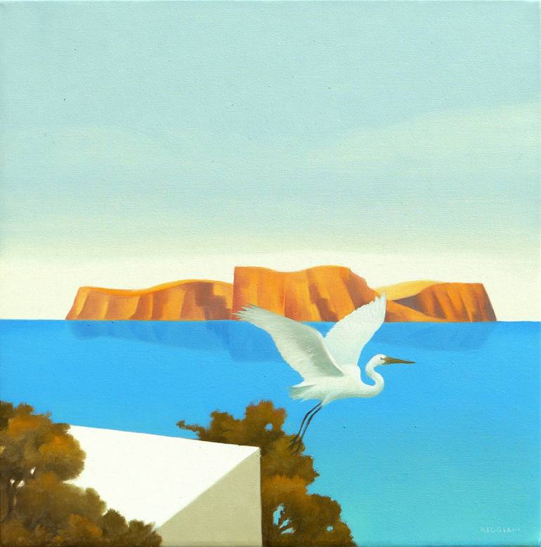 Original Contemporary Seascape Paintings by Cesare Reggiani