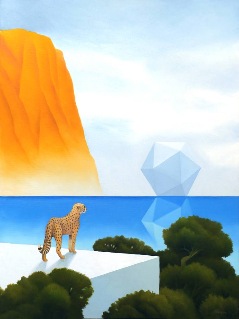 Original  Painting by Cesare Reggiani