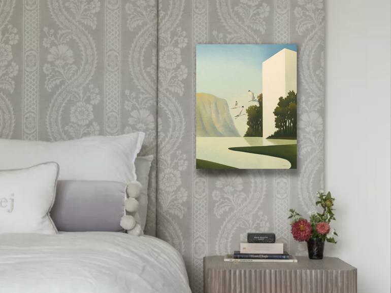 Original Contemporary Landscape Painting by Cesare Reggiani